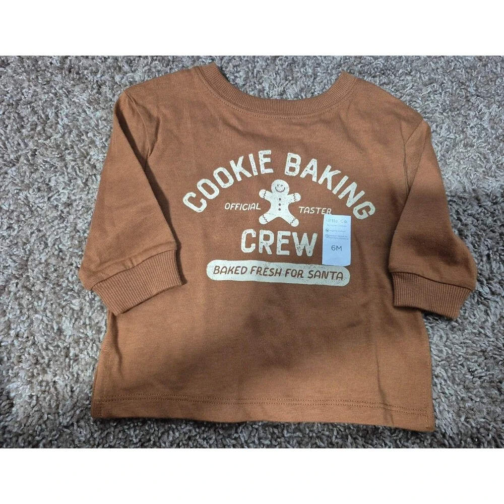 Little co baking tshirt size 6 months nwt